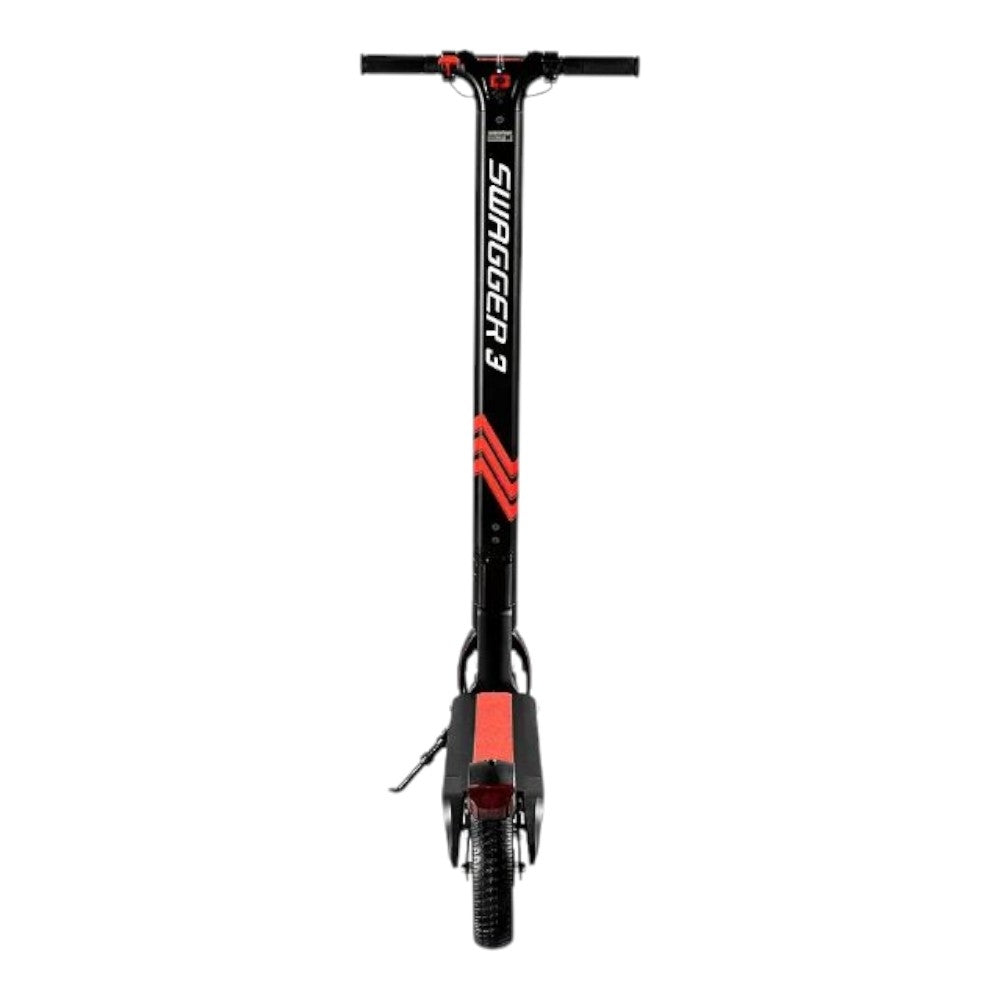 Swagtron Swagger Pro Foldable Electric Sport Scooter w/ Cruise Control Swagger 3 BLK/RED 90033-2