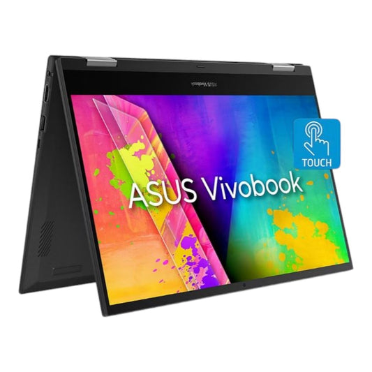 Asus VivoBook Go Flip J1400KA-DS02T 2-in-1 Laptop, Intel Celeron N4500, 4GB/ 64GB eMMC Win 11 Home S mode 90NB0VK1-M005A0