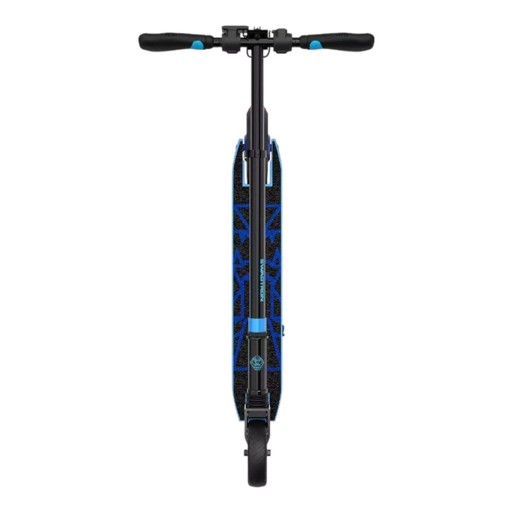 Swagtron Swagger 8 Ultra-Lightweight Folding Electric Scooter f/ Kids, Teens & Adults Blue 98168-4
