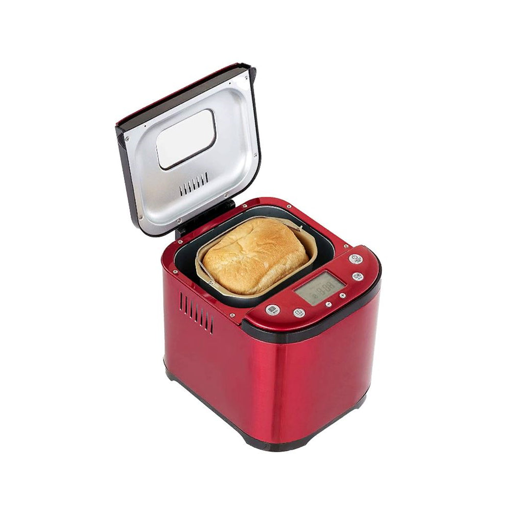 Frigidaire 15 Program Automatic Bread Maker, Stainless Red EBRM100-SSRED