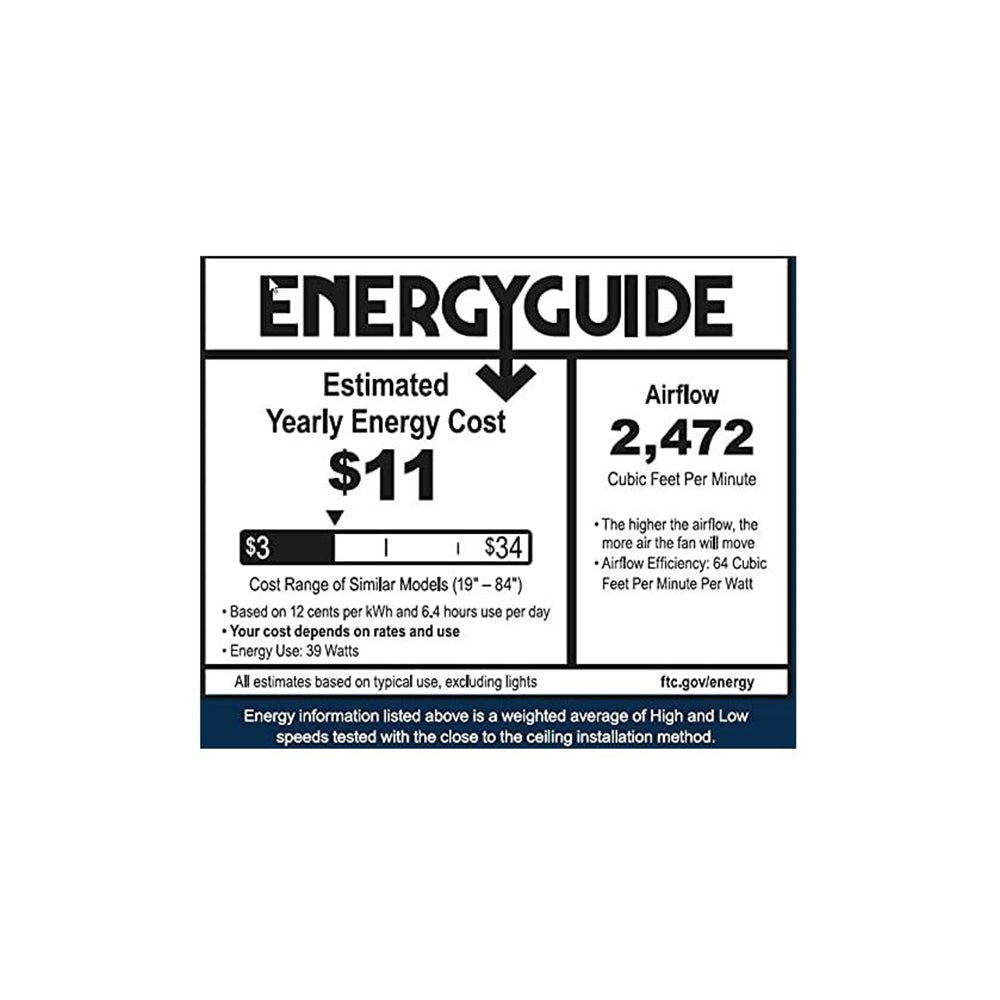 Emerson Kathy Ireland Home Pro Series II Indoor 50" Ceiling Fan CF711BS LED Light Kit, Brushed Steel