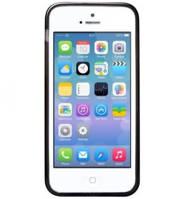 Odoyo Soft Edge Case for Apple® iPhone 5c - Graphite Black PH371GB