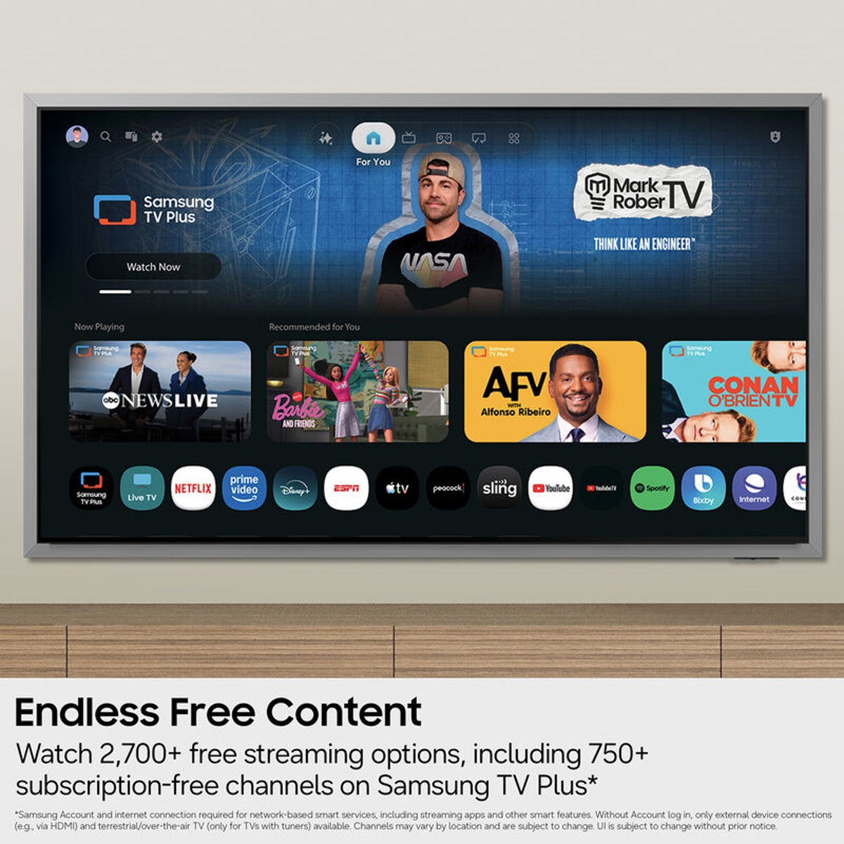 Samsung - 43" Class M70H Mini LED 4K UHD Smart Tizen TV UN43M70HAFXZA