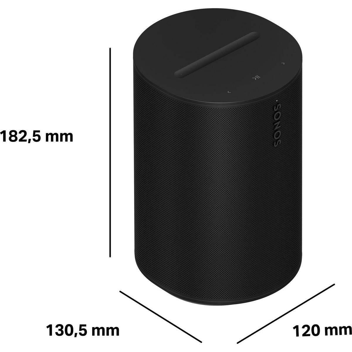 Sonos Era 100 SL Compact, Microphone-Free Speaker - Black E10SLUS1BLK