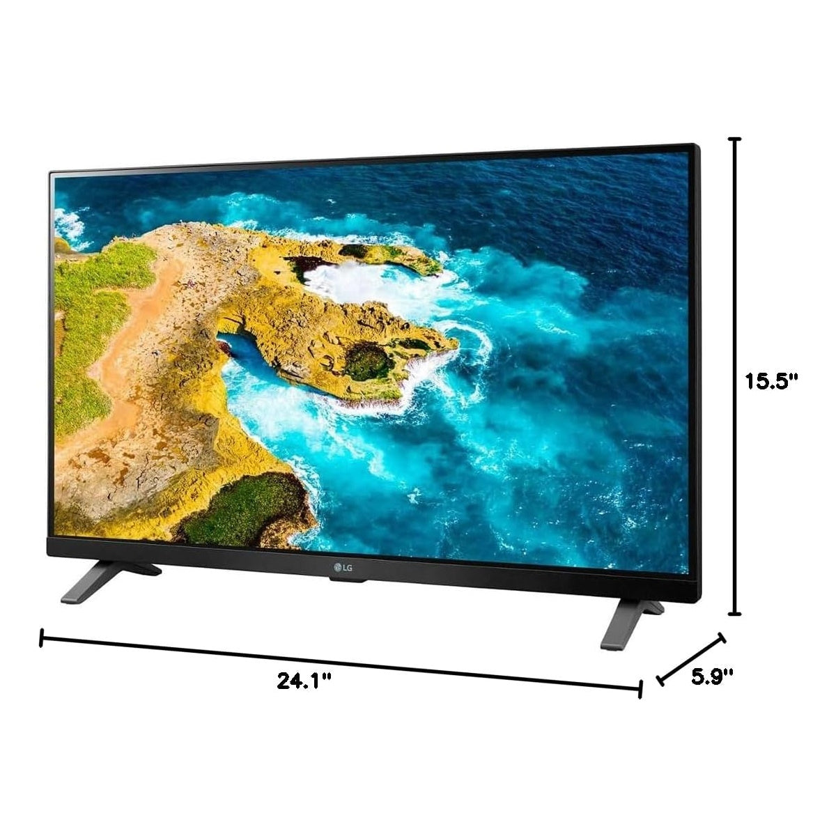 LG - 27" Class LED Full HD Smart TV with webOS (2022) 27LQ625S-PU