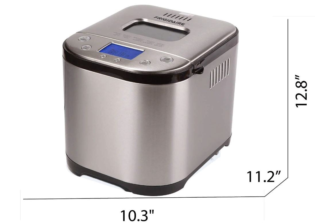Frigidaire 15 Program Automatic Bread Maker, Stainless Steel EBRM100