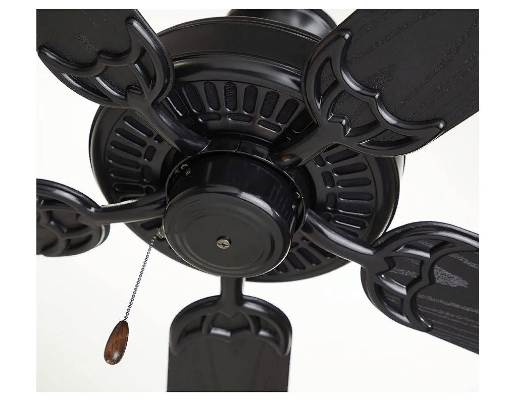 Emerson Fans CF652BQ 52" Summer Night Energy Star Outdoor Barbeque Black Ceiling Fan (Light Kit NOT Included)