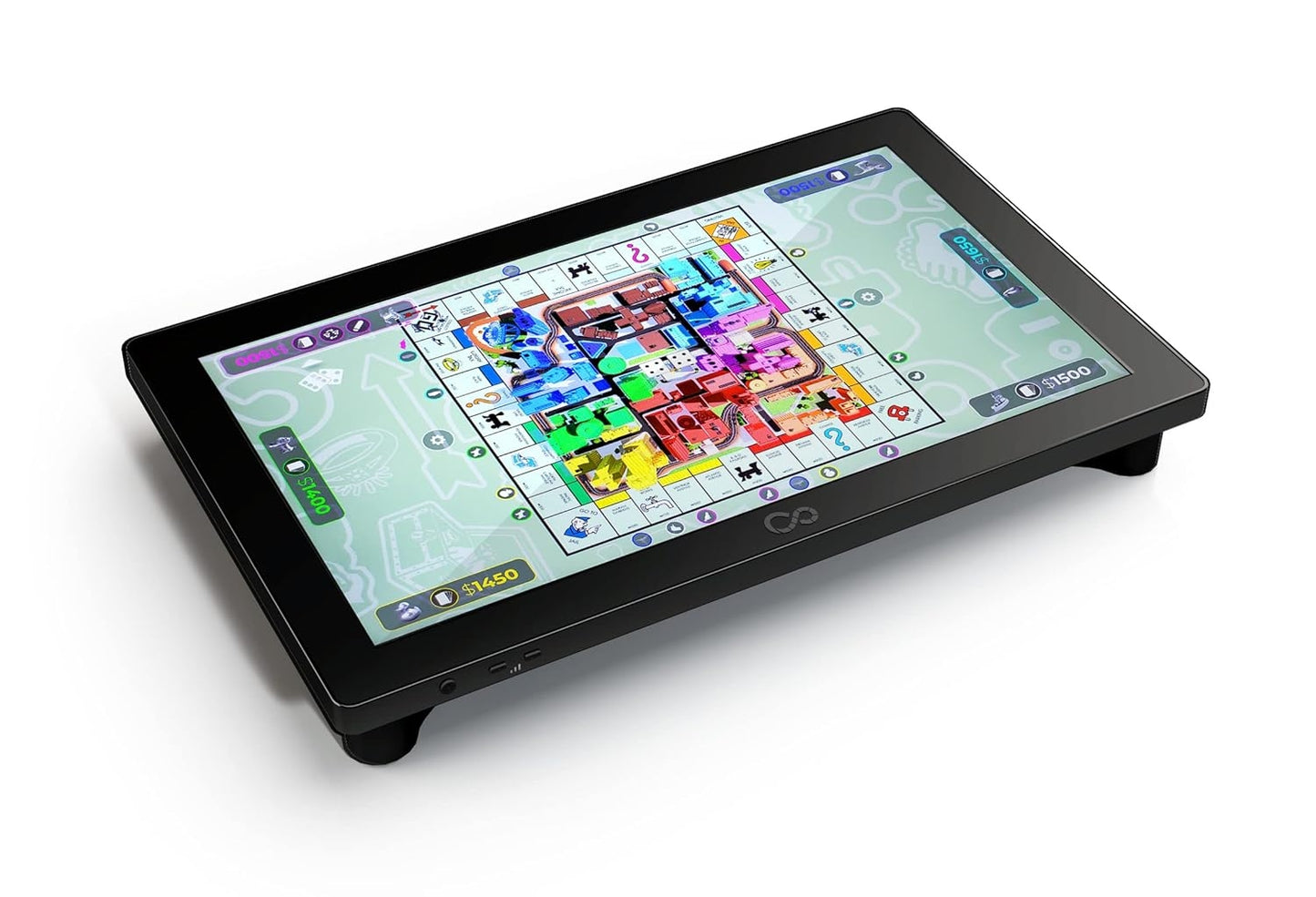 Arcade1Up 18.5" Infinity Game Board Black IGB-I-301202, Gameplay up to six players, 50 included board games and activities, Online play (for selected games)