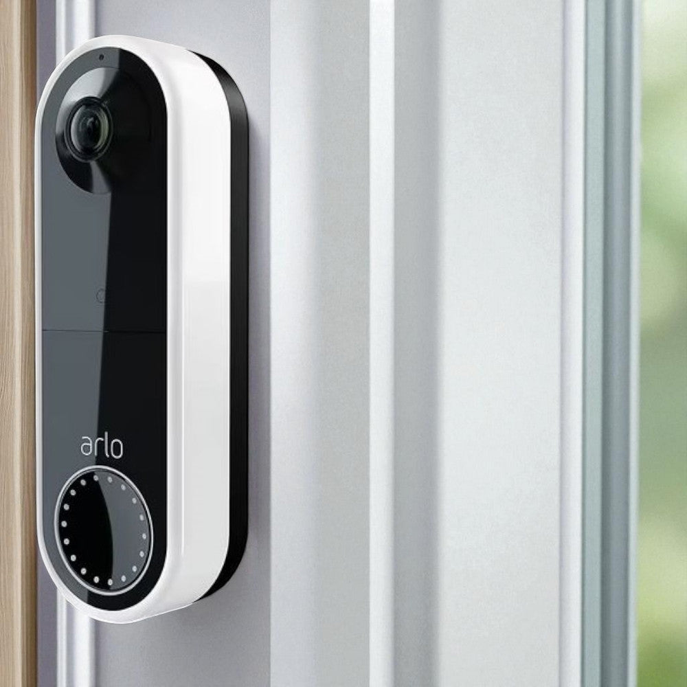 Arlo Essential HD Wireless Video Doorbell, White AVD2001-1SCNAS
