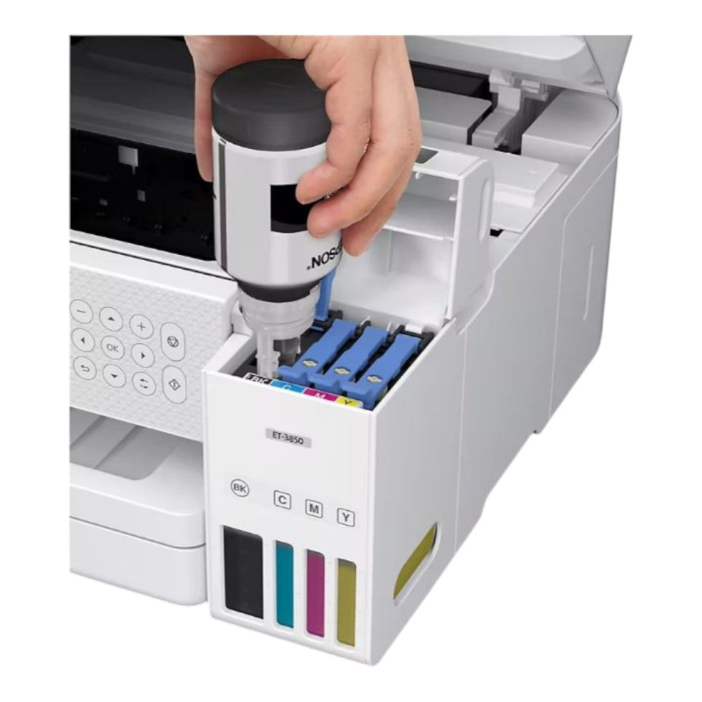 Epson EcoTank ET-3850 SE AIO Supertank Printer White C11CJ61202