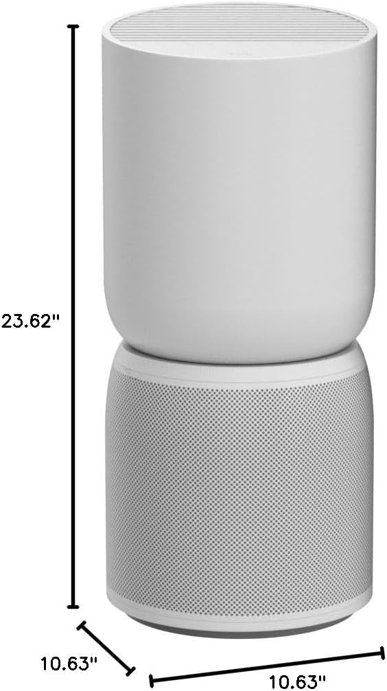 TCL Breeva A5 Smart Air Purifier with 5-Stage Clean, True HEPA (H13), Removes 99.97% of Dust/Bacteria/Odors & More, App & Voice Control, Auto Shield, Ultra-Quiet, White A515W