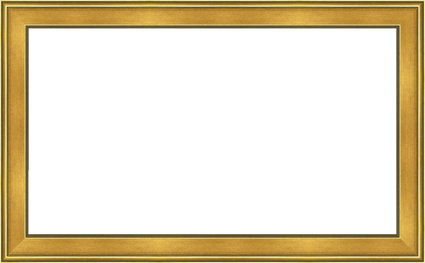 Deco TV Frames 50" TV Bezel Antique Brass for Samsung The Frame 2021-2024 TV models