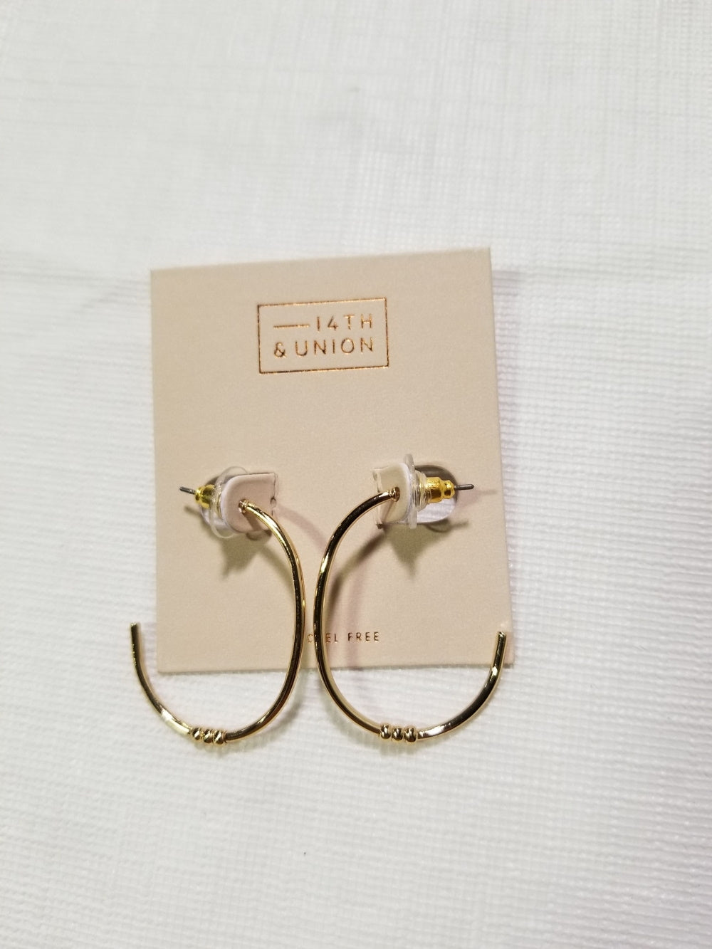 35MM METAL OPEN HOOP EARRINGS