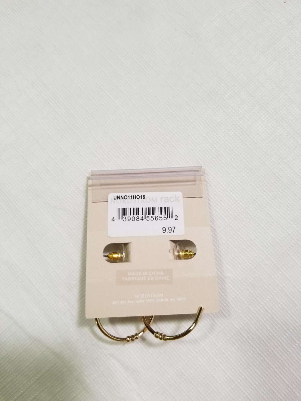 35MM METAL OPEN HOOP EARRINGS