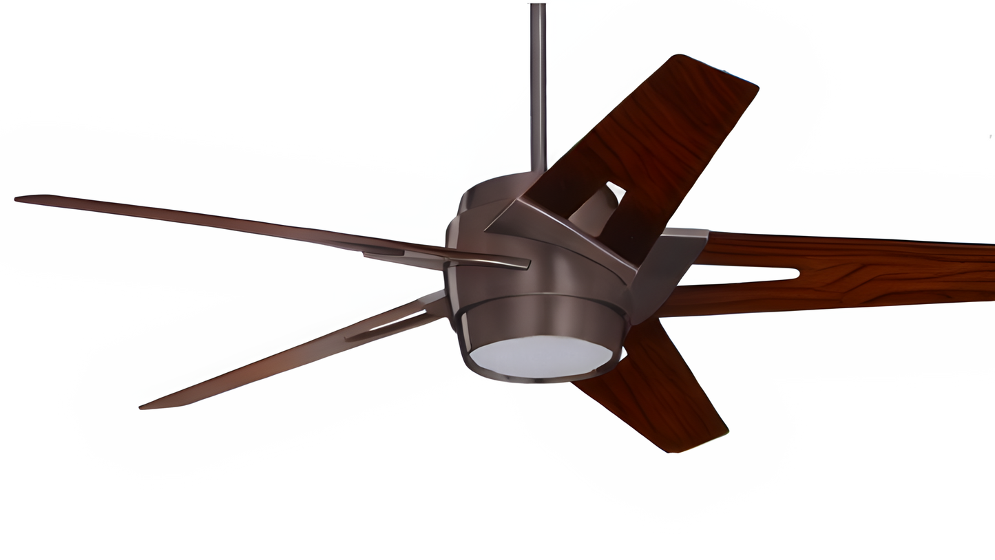 Emerson Luxe Eco Modern 54" Ceiling Fan with Walnut Blades CF550LORBB550WA