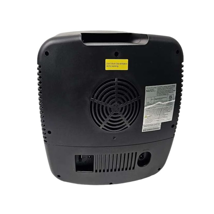 Frigidaire Retro 12 Can Mini Beverage/Skincare Cooler, Plugs into a 12V car adapter or 110V home outlet - EFMIS351-Black
