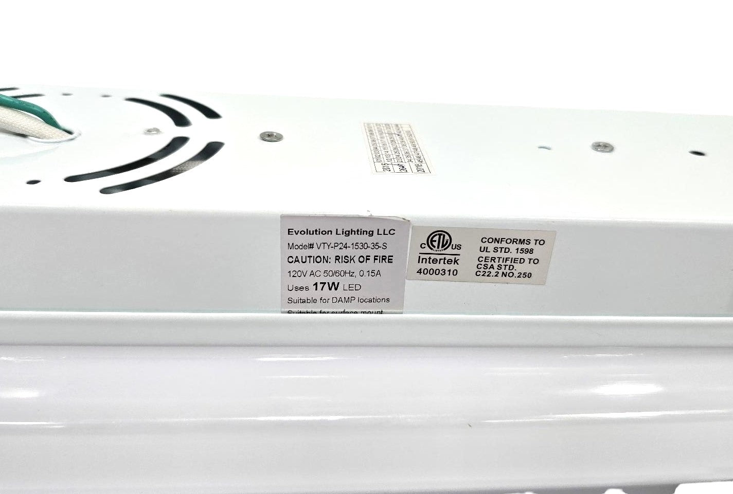Electrix Essential 24 " LED Vanity 17W 1450 LM 3500K Half Round Dimmable
