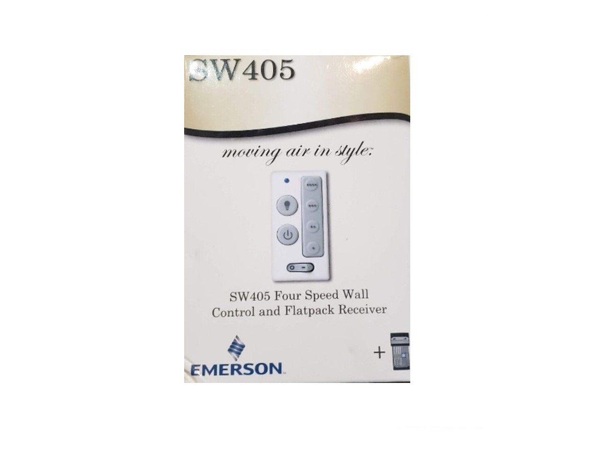 Emerson Ceiling Fans SW405, 4-Speed Ceiling Fan Wall Control With Receiver