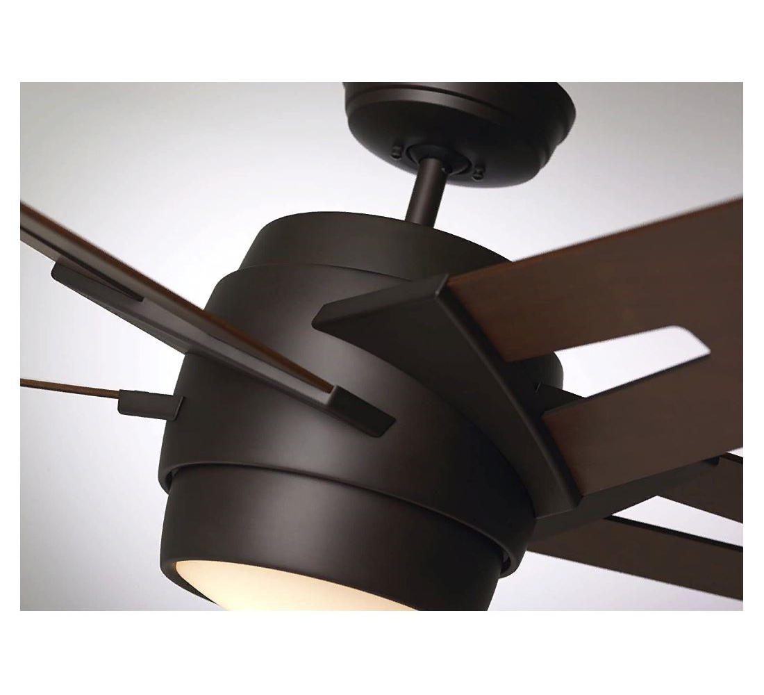 Emerson Luxe Eco Modern 54" Ceiling Fan w/ Dark Mahogany Blades CF550LORBB550DM