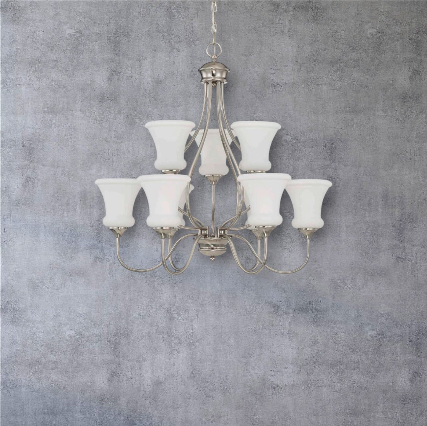 Sunset Lighting Valare 9-Light Two-Tier 60W Chandelier F23009-80