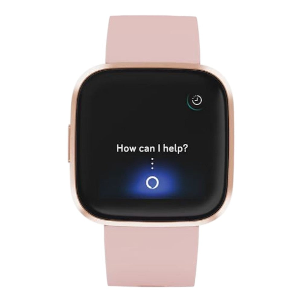 Fitbit Versa 2 Smartwatch Bundle w/ Small & Large Bands Petal FB507RGPKSBNDLB