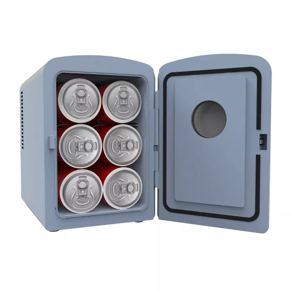 Frigidaire 9 Can Denim Retro Beverage Portable Mini Refrigerator 9-can or 6L - EFMIS199LTDENIM