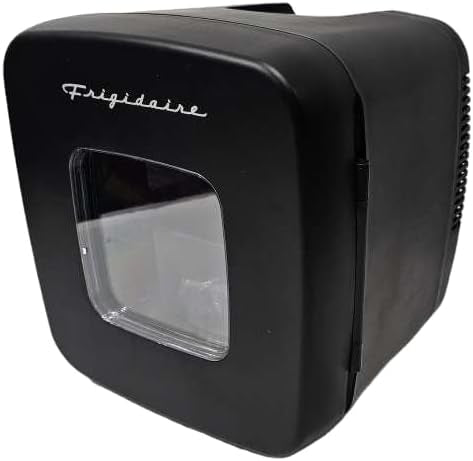 Frigidaire Retro 12 Can 9 Liter Mini Beverage/Skincare Cooler Black EFMIS351-Black