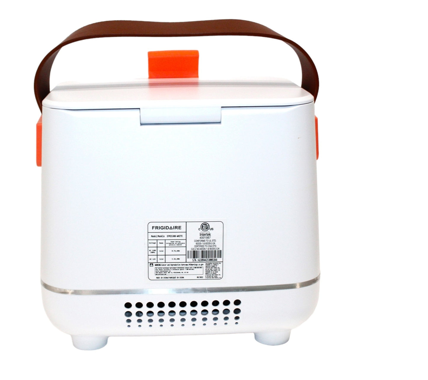 Frigidaire Retro 6-Can/4-Liter Top-Opening Portable Beverage Mini Fridge/Cooler EFMIS308-WHITE
