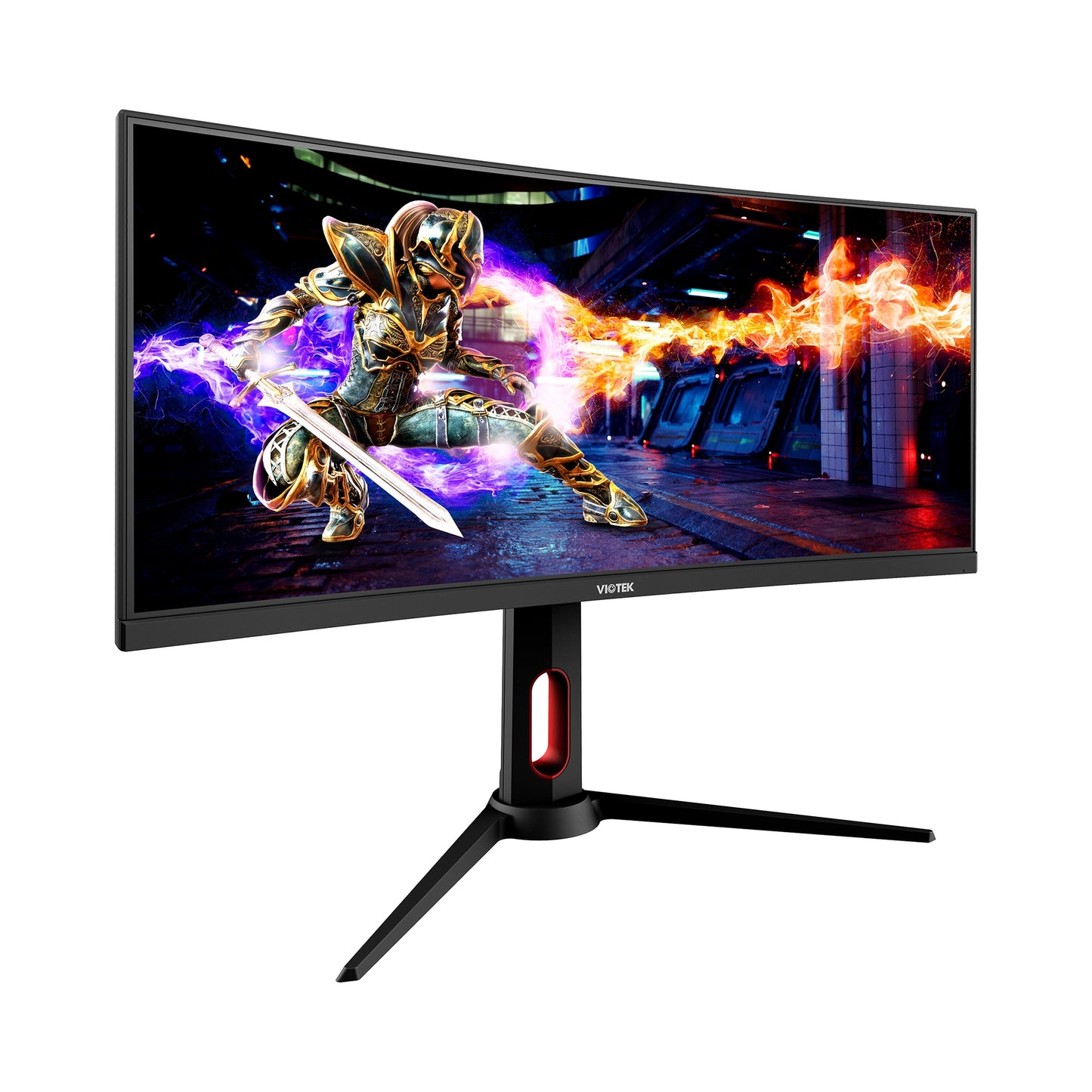 Viotek 30" LED Curved Gaming Monitor Adjustable Stand 200Hz 7ms 1080p 2xHDMI, DP