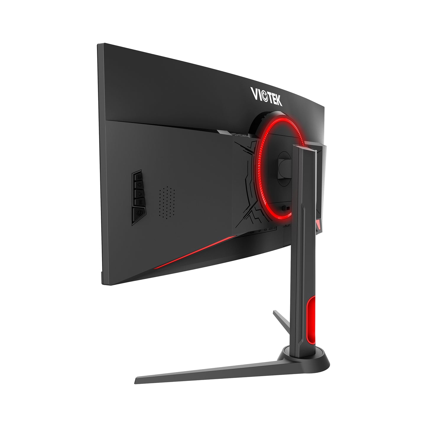 Viotek 30" LED Curved Gaming Monitor Adjustable Stand 200Hz 7ms 1080p 2xHDMI, DP
