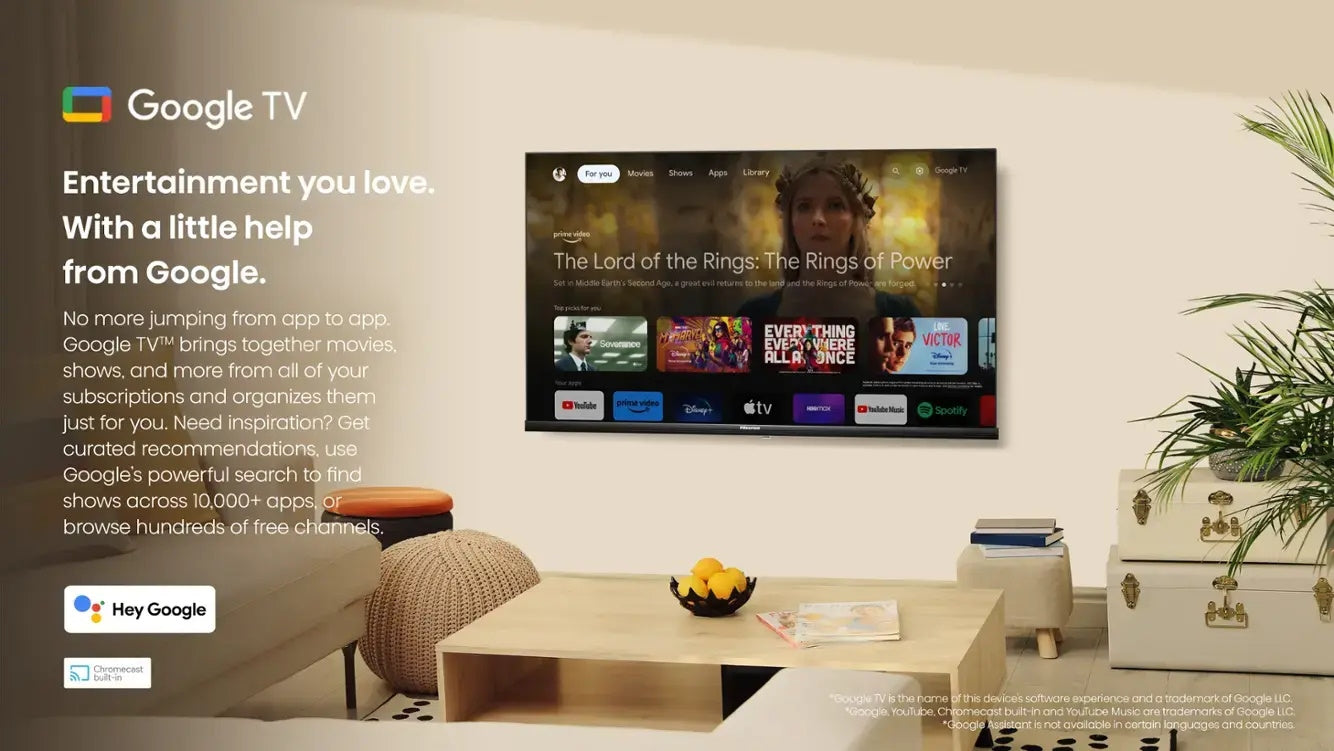 Hisense 40" Class A4 Series LED 1080p HD Google Smart TV 40A4K