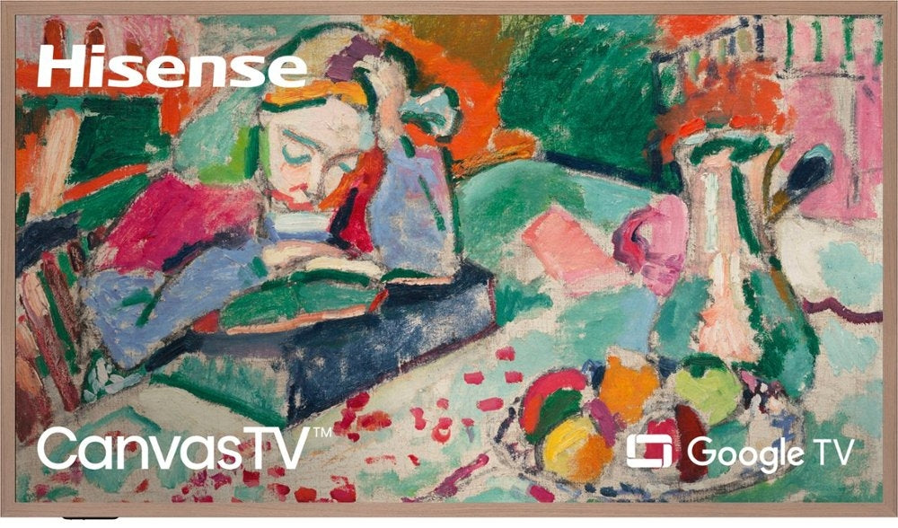Hisense 65-Inch Class QLED 4K S7N CanvasTV Series Dolby Vision HDR Google Smart TV 65S7N Local Pick Up Only