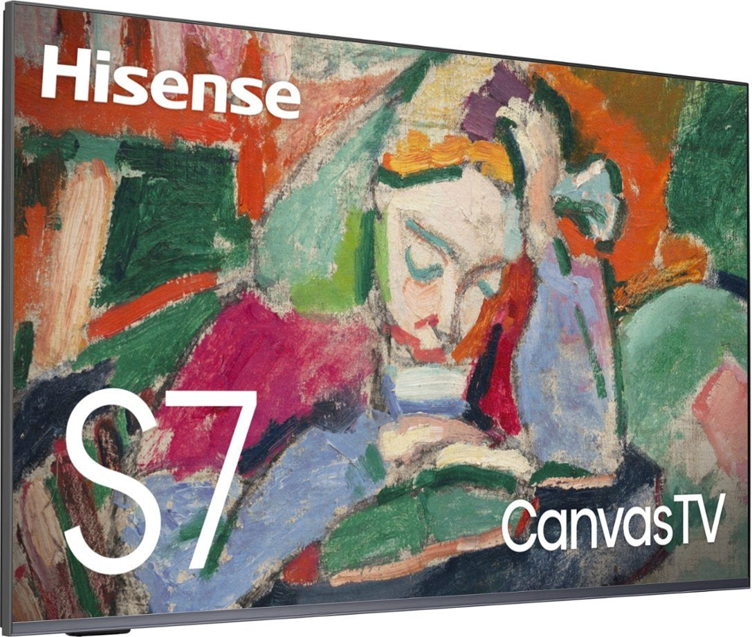 Hisense 65-Inch Class QLED 4K S7N CanvasTV Series Dolby Vision HDR Google Smart TV 65S7N Local Pick Up Only