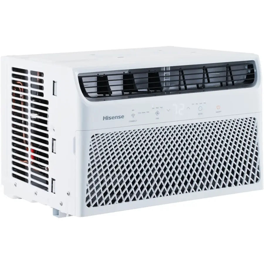 Hisense Window Air Conditioner with WI-FI, 8,000 BTU, 350-Sq.Ft, 3 Modes - cooling, fan, and dehumidifier, Elegant touch control / 4-way air direction - AW0821CW1W