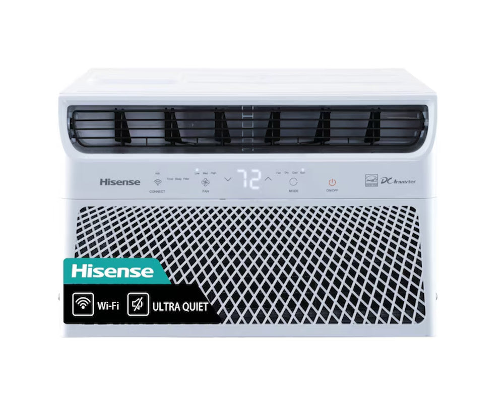 Hisense 450-sq ft Window Air Conditioner Inverter 115v 10000 BTU Wi-Fi