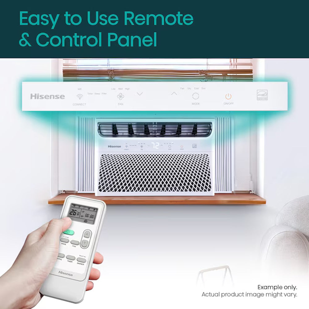 Hisense 450-sq ft Window Air Conditioner Inverter 115v 10000 BTU Wi-Fi