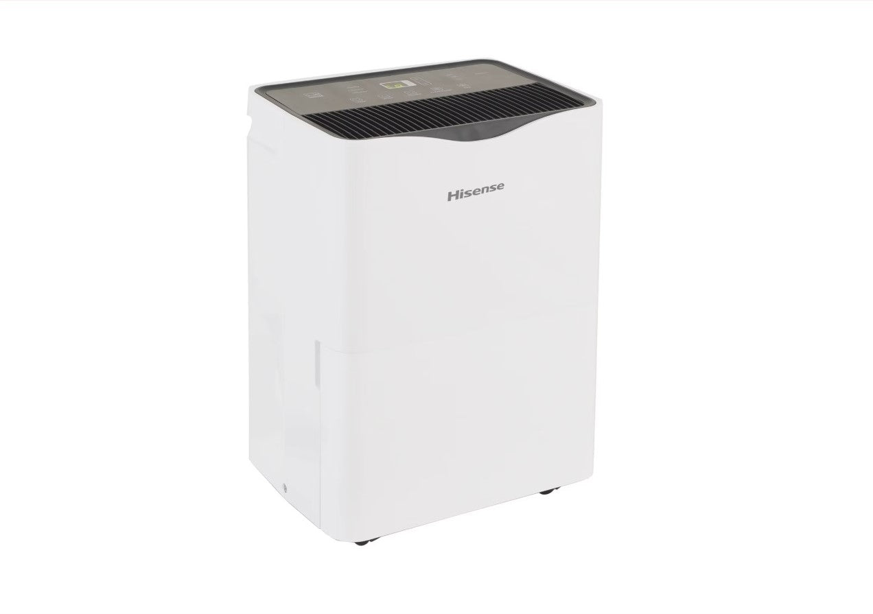 Hisense 35 Pint 3,000 sq. ft. Portable Dehumidifier, Low Noise Airflow System, 3-Speeds, Noise 45-49 dB, Removable Washable Filter - HD3524