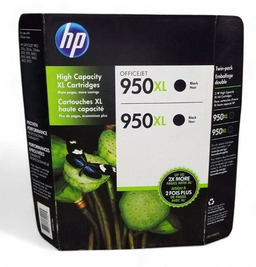 HP CR317BN 950XL Black Ink Cartridge Twin Pack