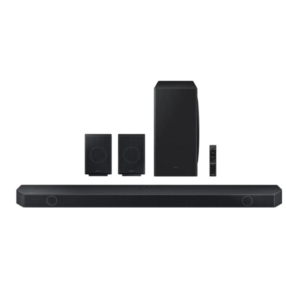 Samsung HW-Q930D/ZA 9.1.4 Channel Q-Series Soundbar with Wireless Subwoofer and Rear Speakers, Dolby Atmos and Q-Symphony - Black