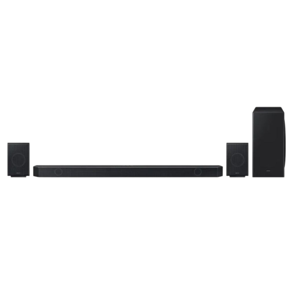 Samsung HW-Q930D/ZA 9.1.4 Channel Q-Series Soundbar with Wireless Subwoofer and Rear Speakers, Dolby Atmos and Q-Symphony - Black