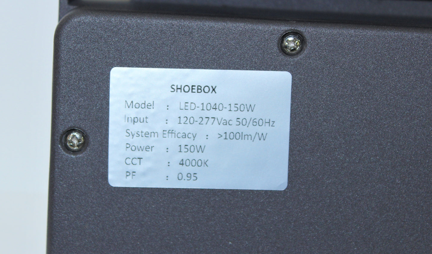Electrix LED Shoebox Light 150w 4000k 19,500 Lumens LED-1040-150W