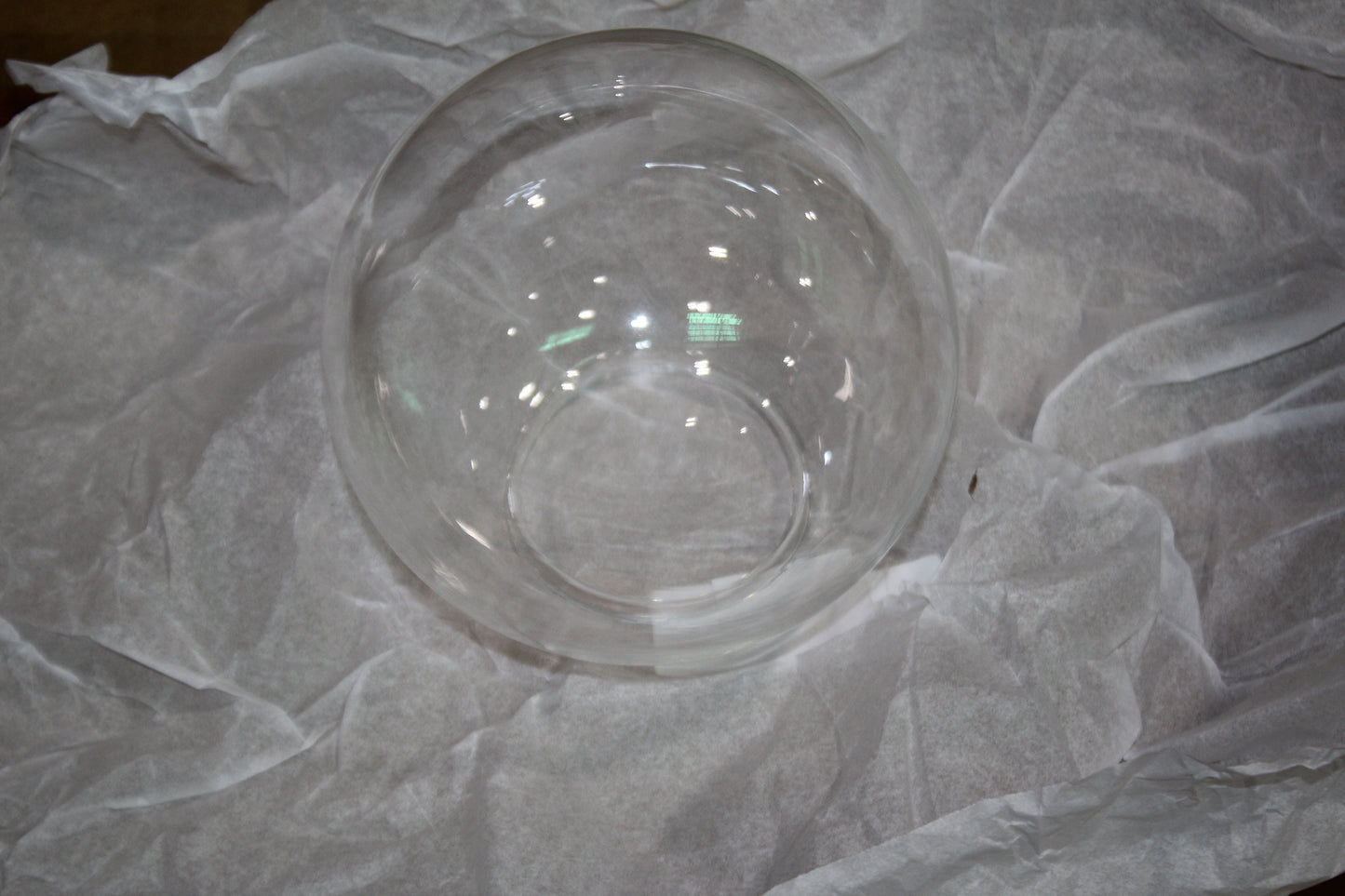 Luminance Glass Globe 6" Clear 3-1/4" Neck For Lighting - G319