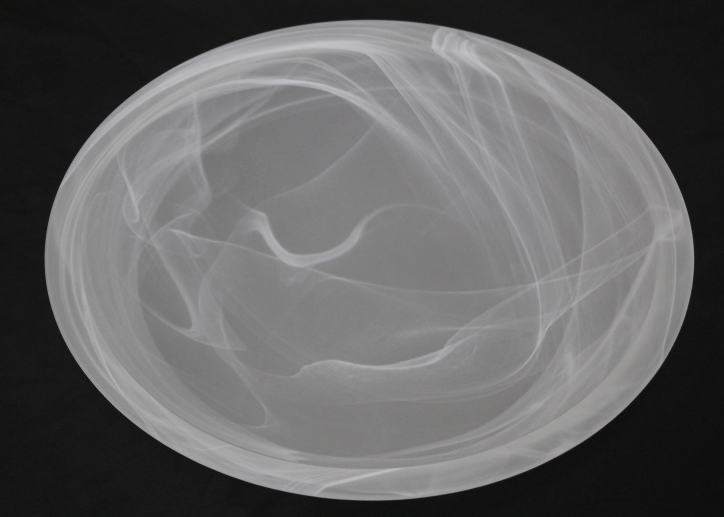 Luminance Lighting Faux Alabaster Style Pendant Glass 11-3/4" Dia x 3-1/8" H G7676