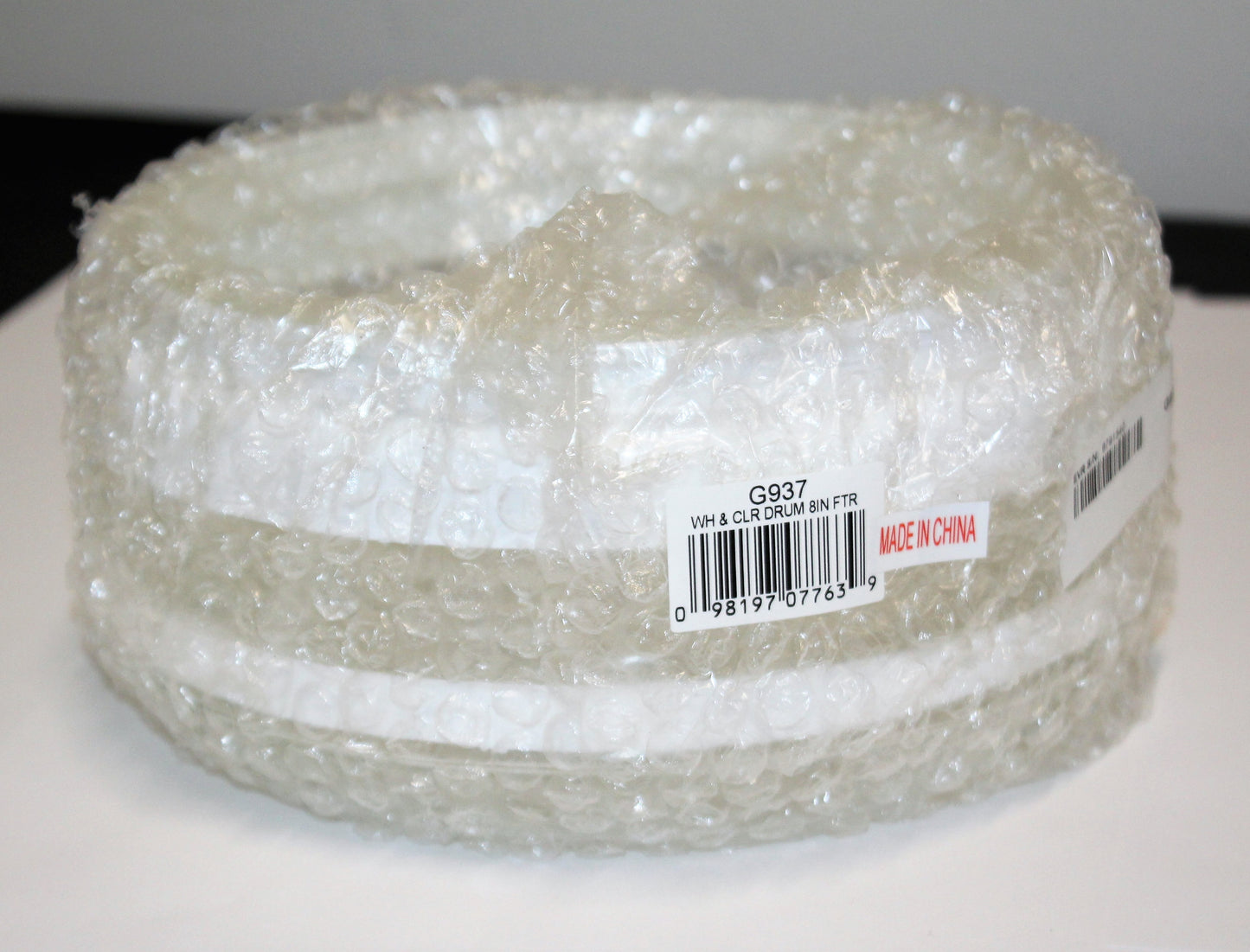 Luminance 8" White & Clear Drum 8-1/2" FTR G937 (Glass Drum only)