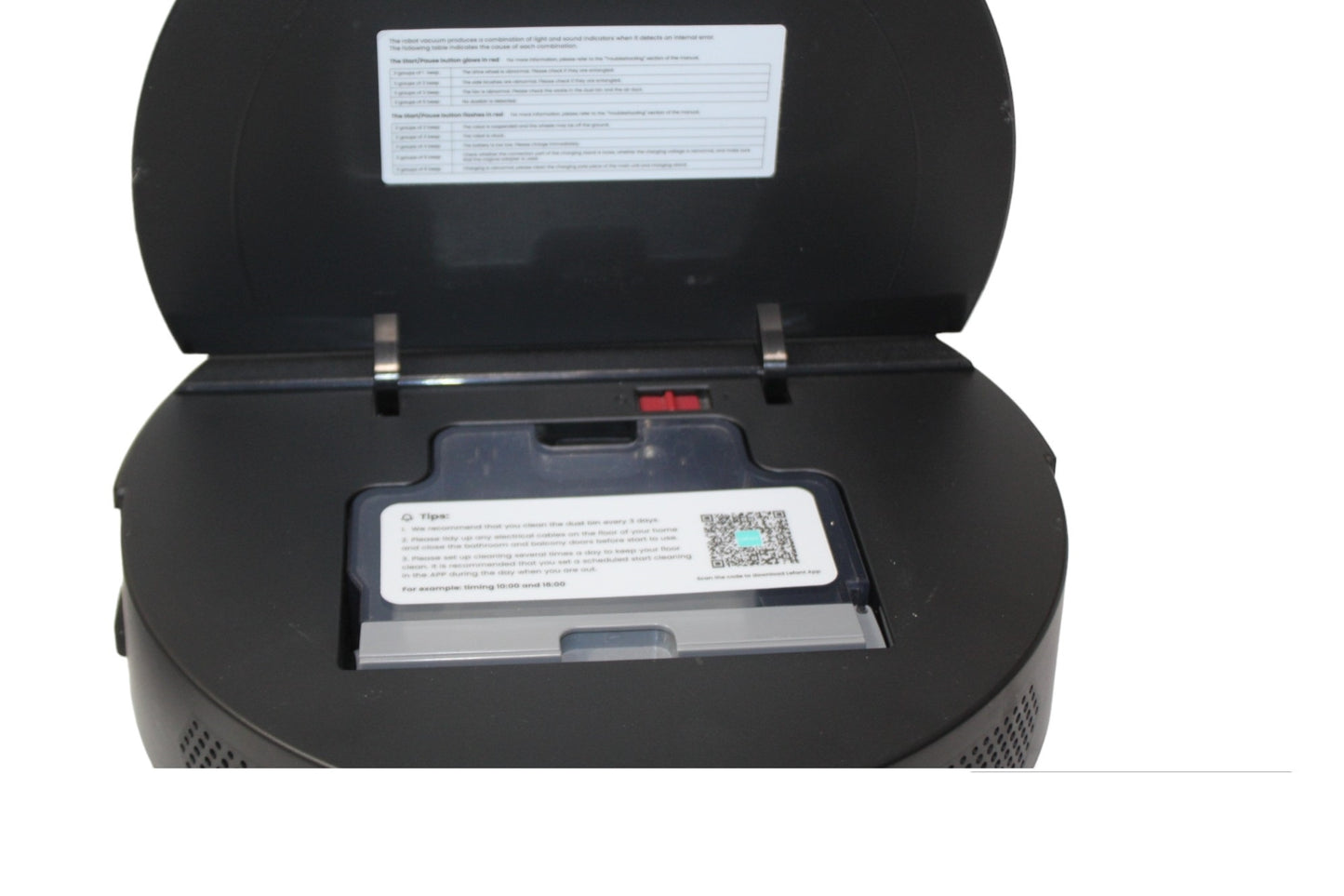 Lefant M210S Robot Vacuum Cleaner, Tangle-Free, Strong Suction, Slim, Low Noise, Automatic Self-Charging, Wi-Fi/App/Alexa/Remote Control, Ideal for Pet Hair Hard Floor and Daily Cleaning, Black