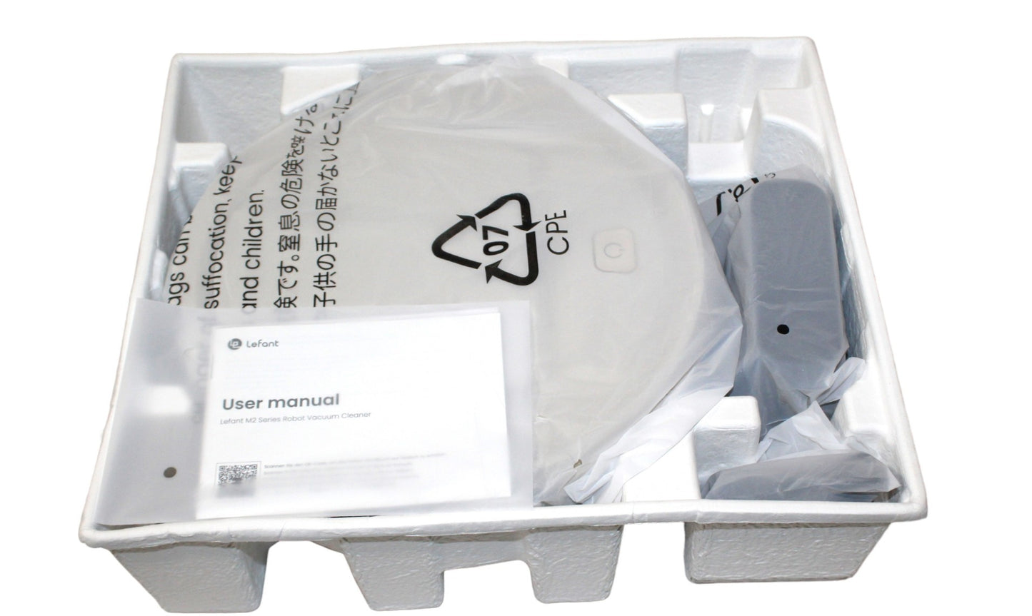 Lefant M210 Pro Robot Vacuum Cleaner, Tangle-Free 2200Pa Suction, Slim,Quiet, Self-Charging Wi-Fi/APP Remote Connected Robotic Vacuum Cleaner, Work with Alexa, Ideal for Pet Hair, Hard Floors Champagne Grey