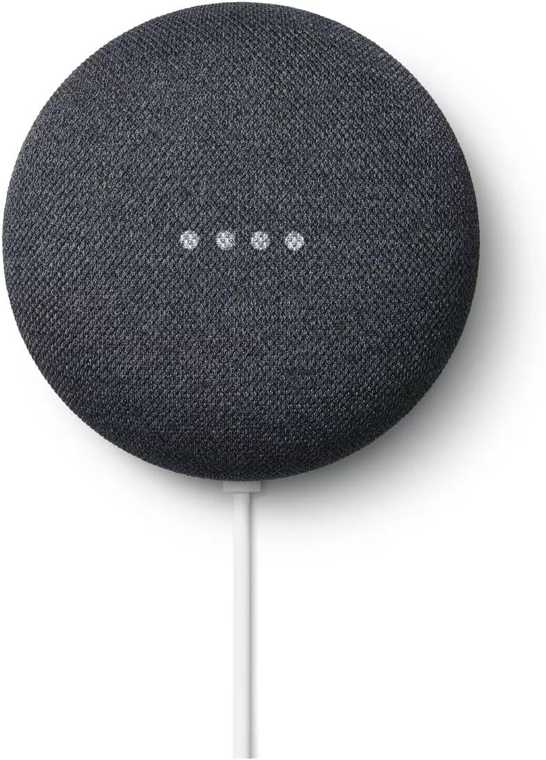 Google Nest Mini (2nd Generation) with Google Assistant - Charcoal GA00781-US