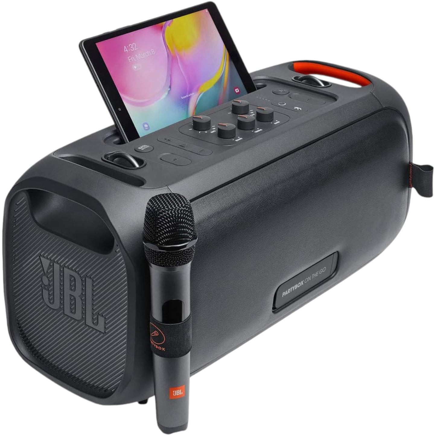 JBL PartyBox On-The-Go Portable Party Speaker Black JBLPARTYBOXGOBAM