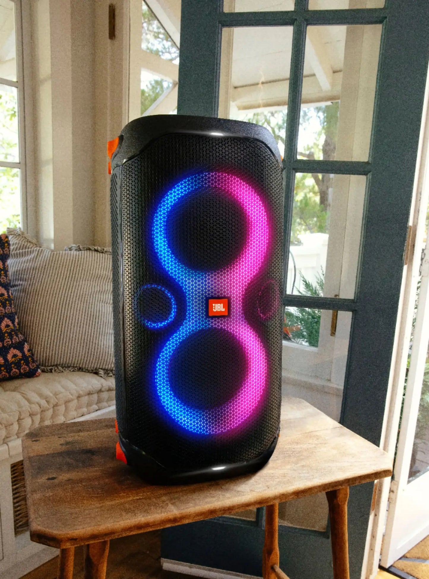 JBL PartyBox On-The-Go Powerful Portable Bluetooth Party Speaker Dynamic Light PARTYBOX110