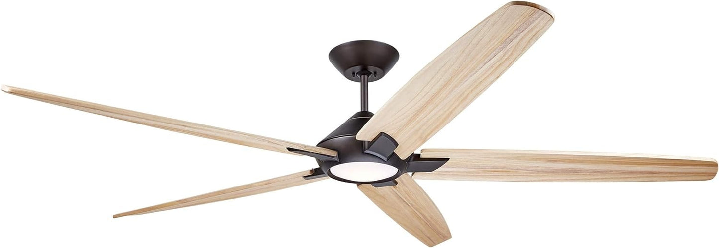 Luminance 72" Span Dorian Eco Ceiling Fan Blade Set Natural 31" Size B515NA72